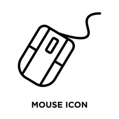 mouse icons isolated on white background. Modern and editable mouse icon. Simple icon vector illustration.