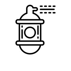 Symbol icon vector isolated on white background, Symbol sign , line or linear design elements in outline style