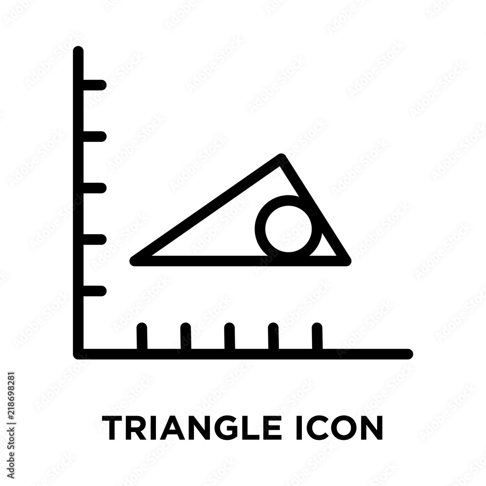 Poster triangle icons isolated on white background. modern and editable triangle icon. simple icon vector i