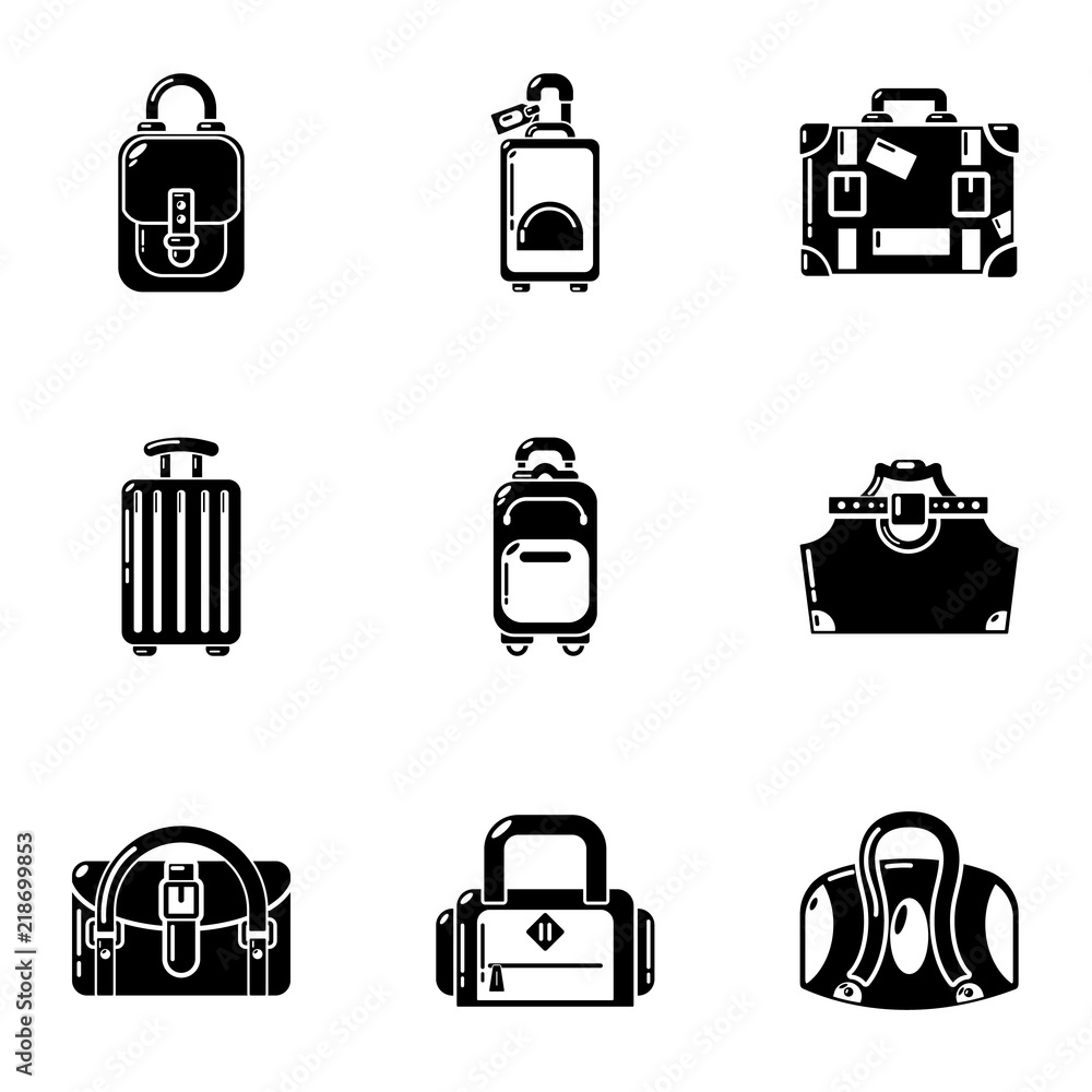 Poster shipment icons set. simple set of 9 shipment vector icons for web isolated on white background