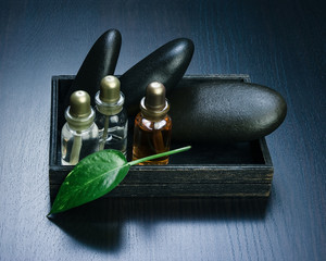 Obraz na płótnie Canvas set of perfume oils
