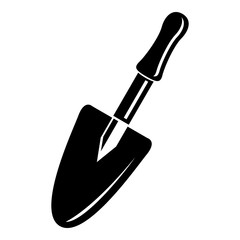 Soil spade icon. Simple illustration of soil spade vector icon for web design isolated on white background