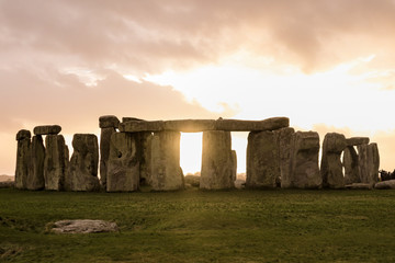 Sunset at Stonehenge