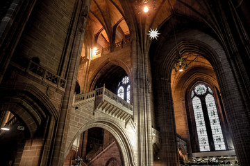 Obraz premium Interior of Liverpool Cathedral