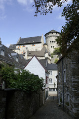 Fototapeta na wymiar Burg Stolberg über der historischen Altstadt