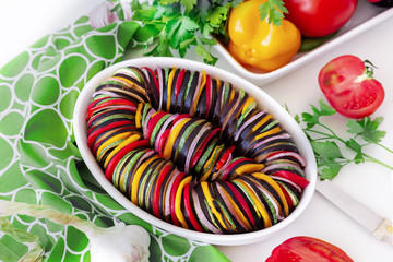 Ratatouille. Vegetarian vegan food