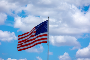 American Flag on a Sunny Day 
