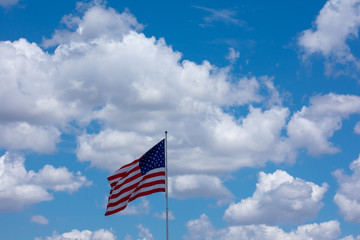 American Flag on a Sunny Day 