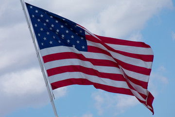 American Flag on a Sunny Day 