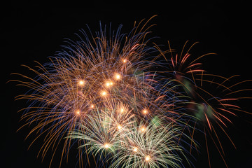 真夏の芸術,花火