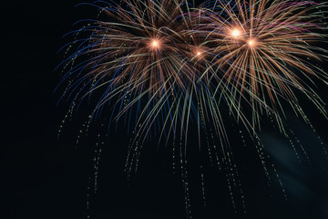 真夏の芸術,花火