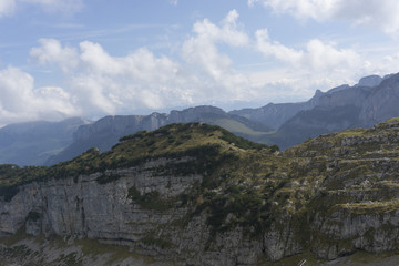 Layered Alpine Ridges 