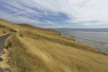 Fototapeta premium Salt Ponds from Hill Trail