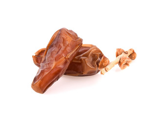 Dates isolated on white background