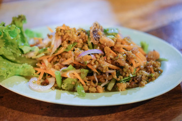 Crispy spicy salad