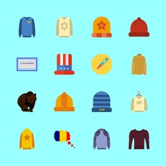 winter icons set. forest, zero, figure and confident graphic works