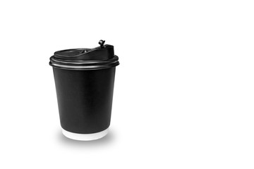 Coffee Cup isolated on white background with clipping path.