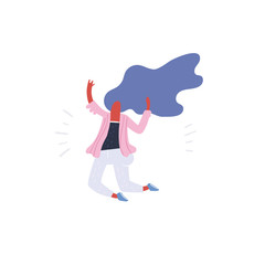 Happy Dancing People Vector