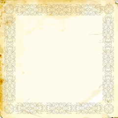 Vector baroque of vintage elements for design. 