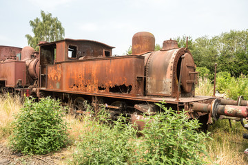 an train graveyard