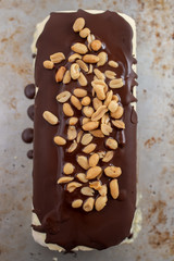 Schokoladen Erdnussbutter Semifreddo