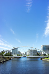 Fototapeta premium 運河のある風景