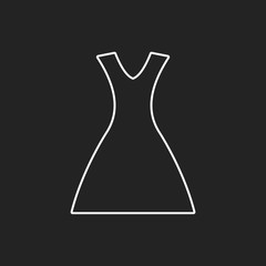Women's dress vector