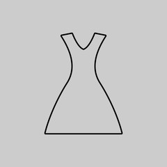 Women's dress vector
