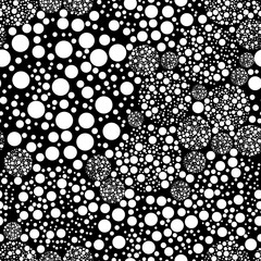 Polkadots background. Seamless pattern.Vector. ドットパターン
