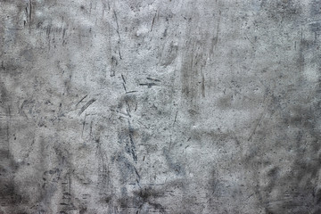 Dirty steel sheet texture, metallic background with damage - obrazy, fototapety, plakaty