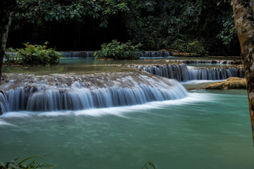 Laos - Luang Prabang - Tat Kuang Si Wasserfälle