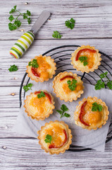 Tartlets with vegetables