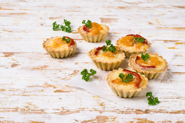 Tartlets with vegetables