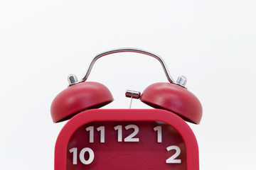 Red alarm clock