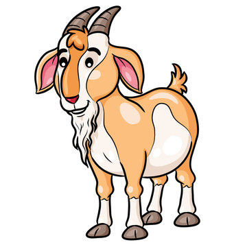Goat Cute Cartoon
Illustration of cute cartoon goat.