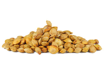 Pile of apricot pits