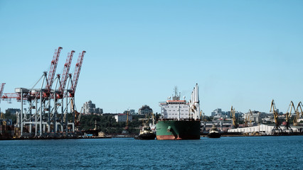 Beautiful ships in Odessa
