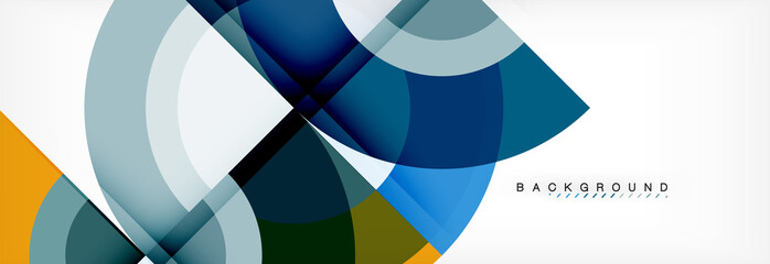 Fototapeta premium Vector circular abstract background