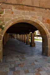 Obraz premium Corredor en la plaza de Aguilar de Campoo