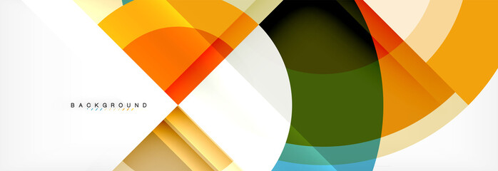 Obraz premium Vector circle abstract background