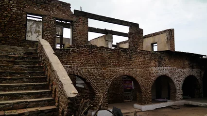 Fototapete Gründungsarbeit Blick auf James Fort und Burg, Accra, Ghana
