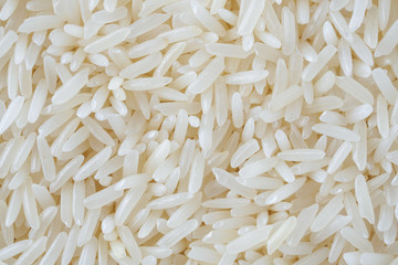 Thailand Jasmine rice texture background close up