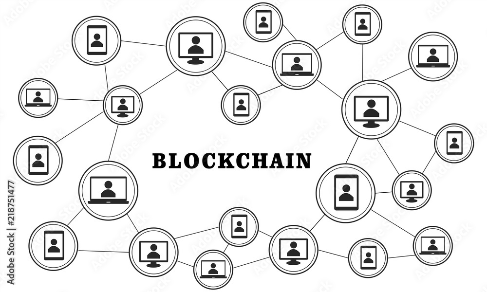 Poster block chain concept. abstract network connection. design background and info graphic. vector graphic