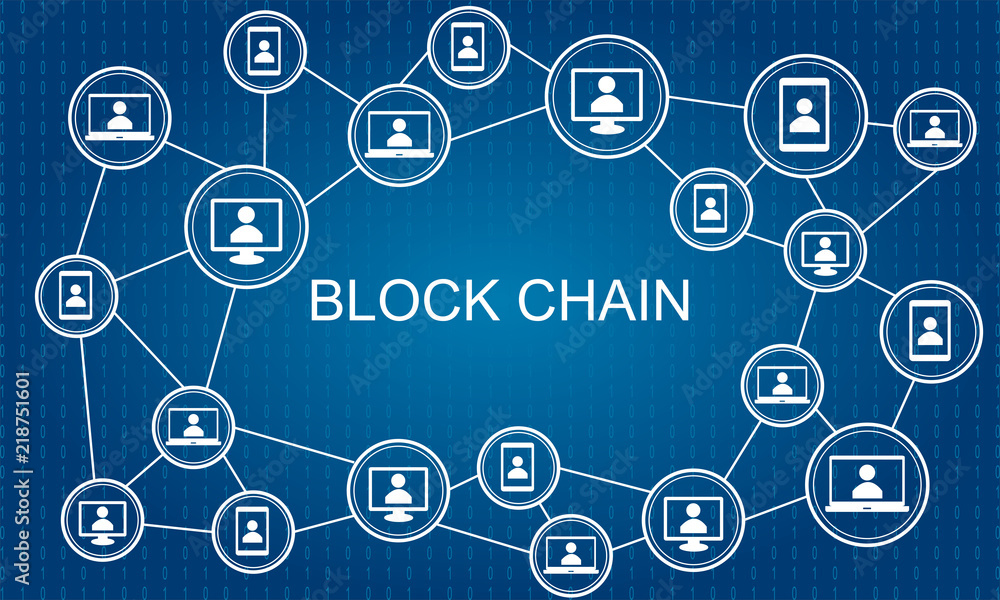 Poster block chain concept. abstract network connection. design background and info graphic. vector graphic