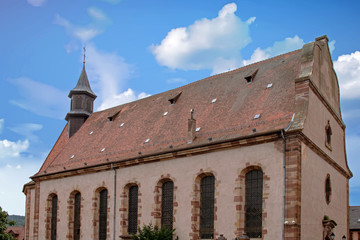 Wasselonne. Eglise protestante Saint Laurent. Alsace. Bas-Rhin. Grand Est
