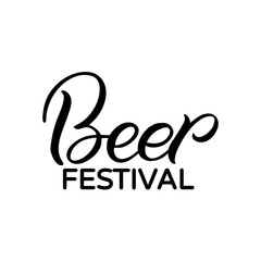 Hand drawn lettering card.Oktoberfest poster. The inscription: Beer festival. Perfect design for greeting cards, posters, T-shirts, banners, print invitations.