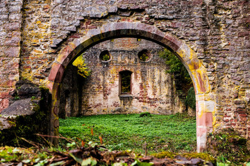old abadoned ruin of a chapel