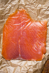 Irish oak smoked trout 