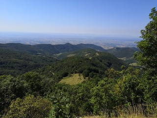 Fototapeta premium Vue sur les Collines 