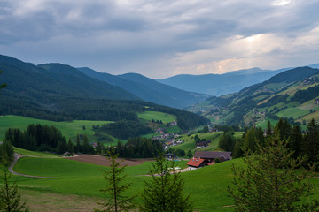 Fototapeta na wymiar Villnos Valley in South Tyrol